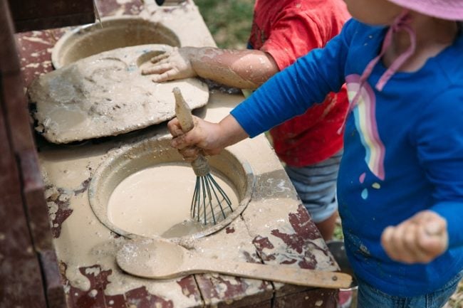 Mud Kitchen Play