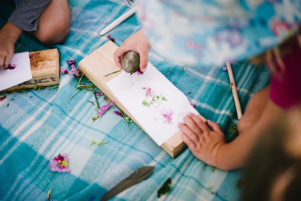 Hapa Zome print making