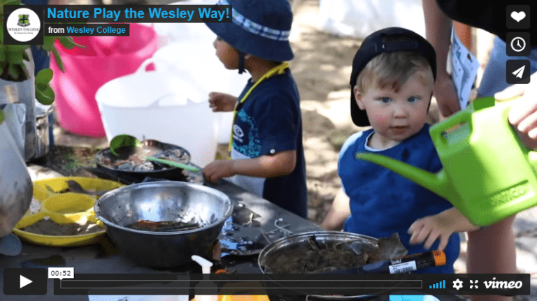 Nature Play the Wesley Way!
