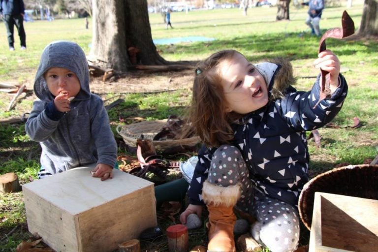 Nature Play launched in Canberra, encouraging more children to play outside