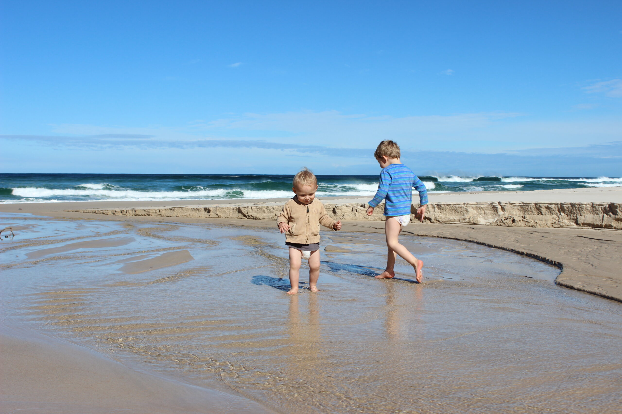 Beach play