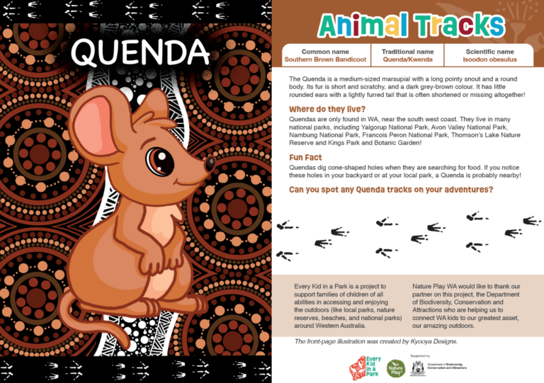 Animal Tracks: Kings Park and Botanic Garden