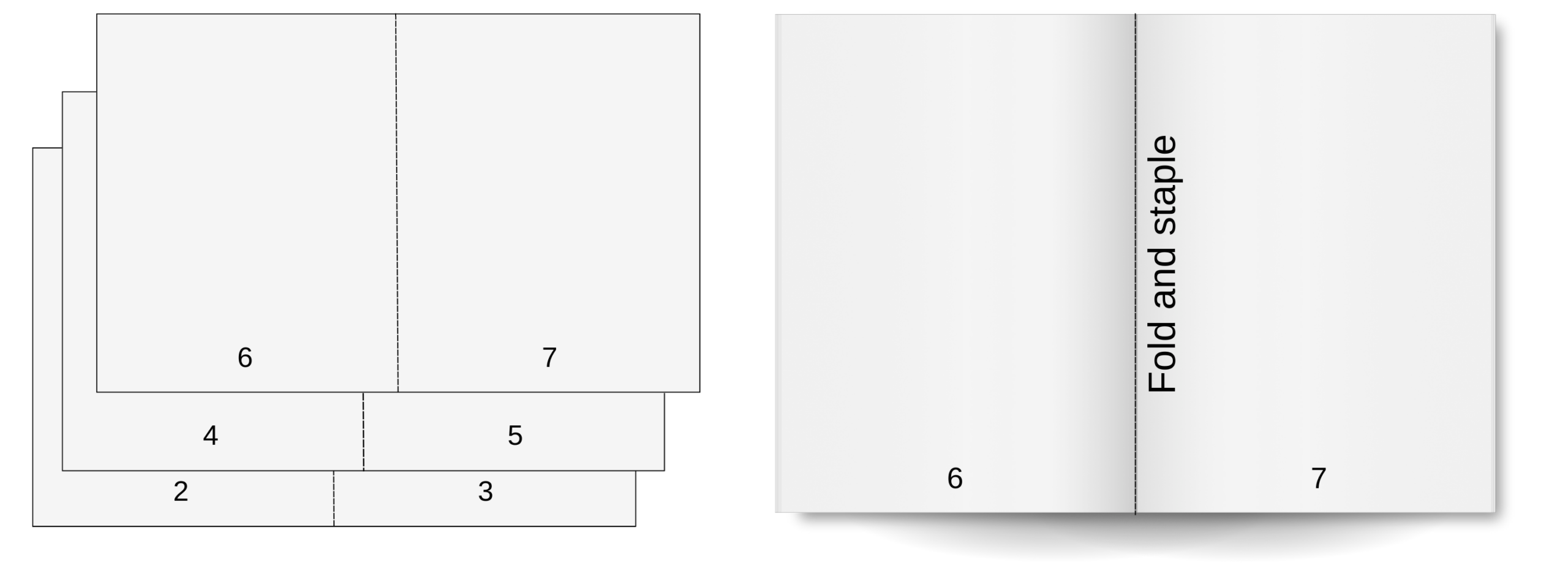 Printing activity book instructions