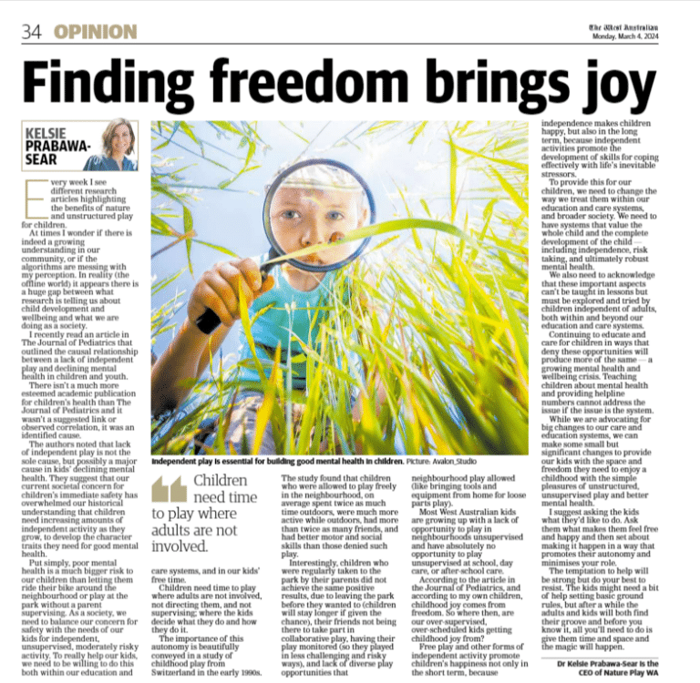 Finding freedom brings joy