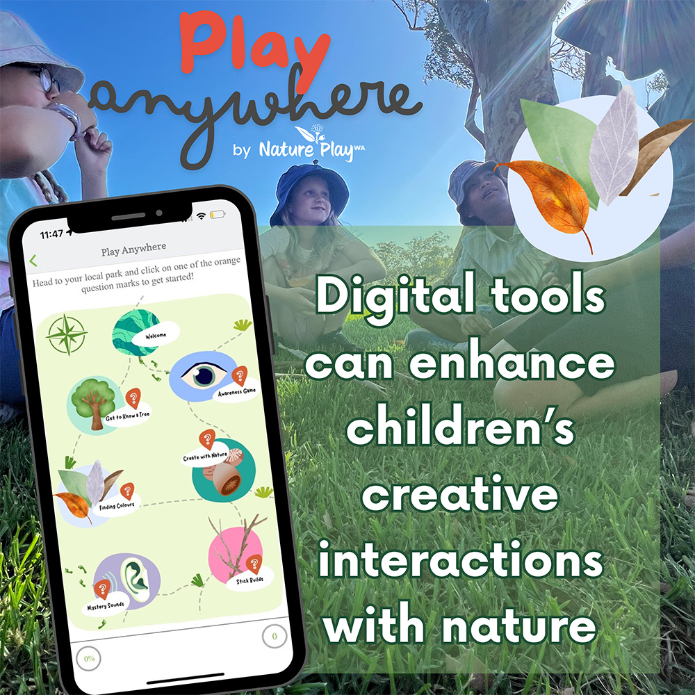 Digital tools can enhance creative play graphic