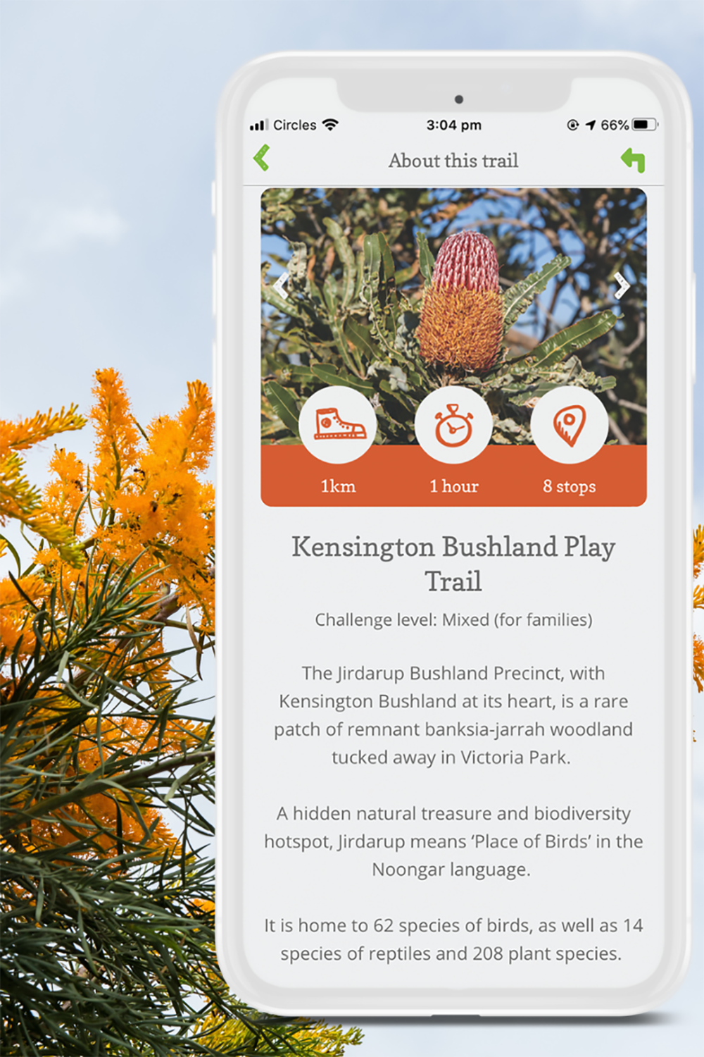 Play Trails nature scavenger hunt app