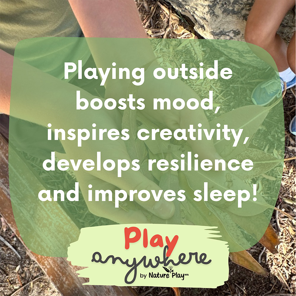 Playing outside benefits graphic