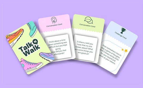 Talk N Walk sample cards