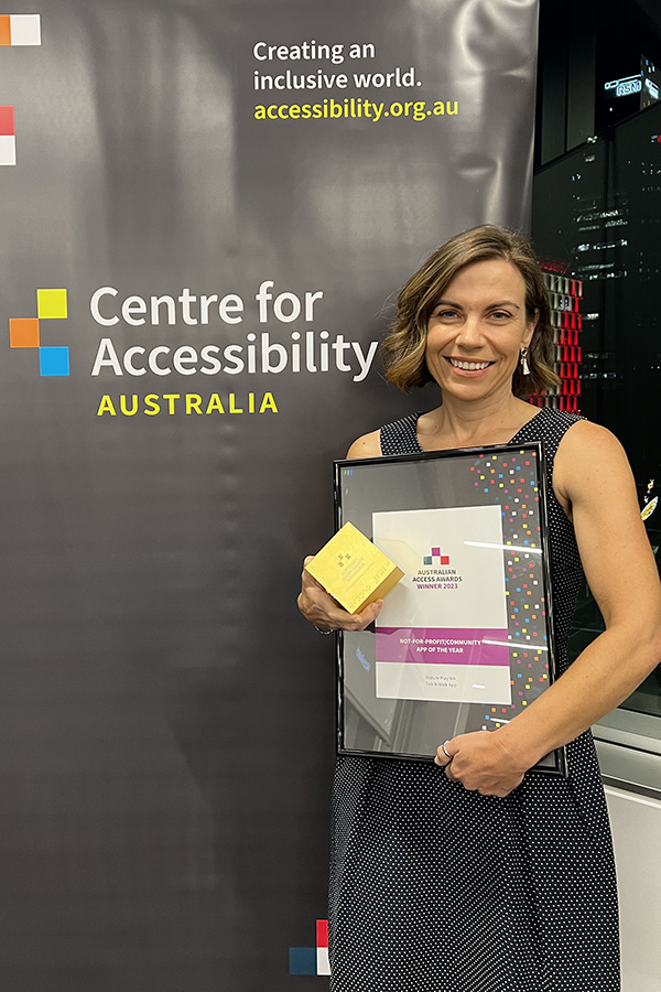 Centre for Accessibility Australia Awards_Kelsie Prawaba Sear banner award