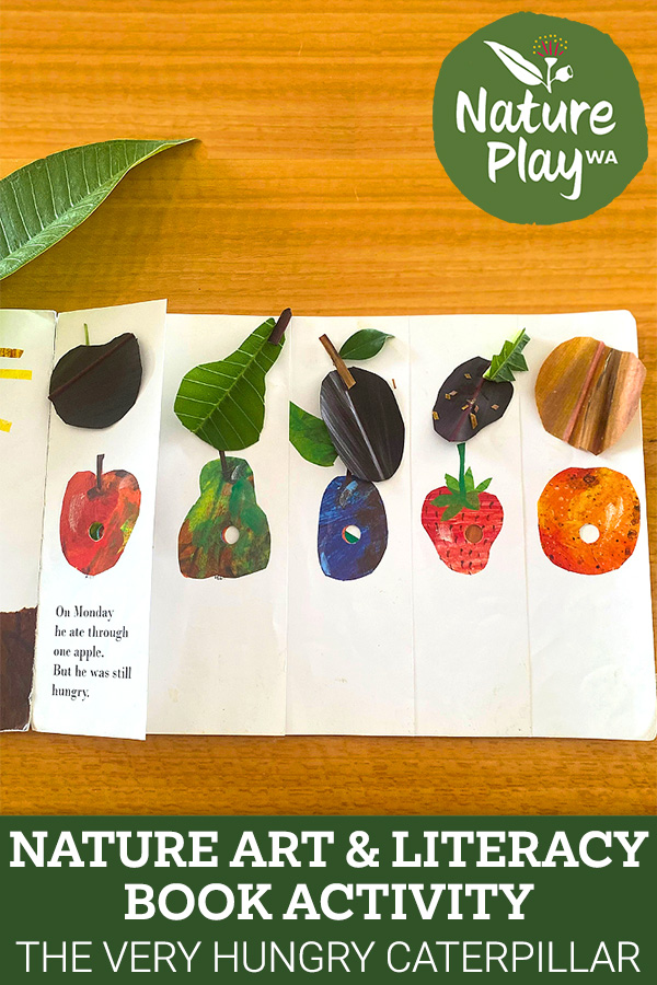 Nature art and literacy book activity