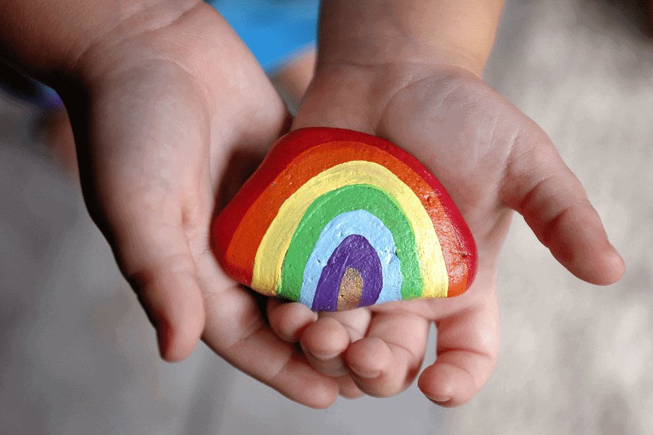 Nature party ideas try rock painting