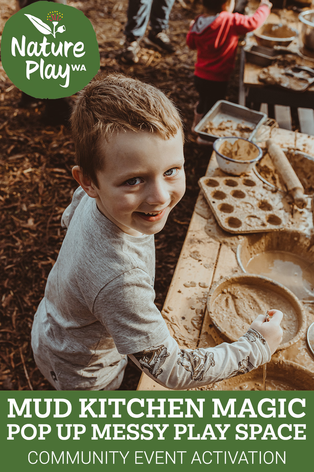 Mud Kitchen Magic Community Event Activation