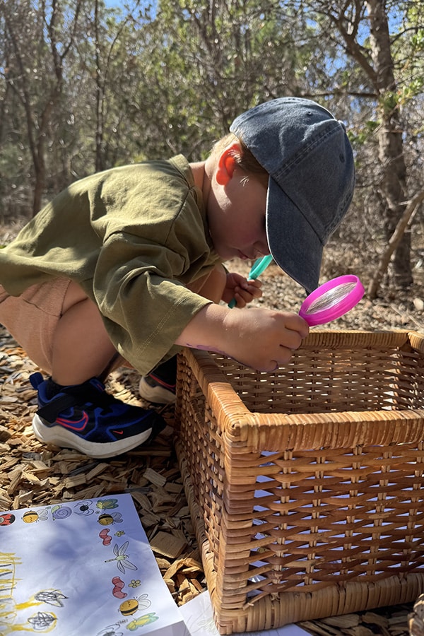 Nature Nook calm activities