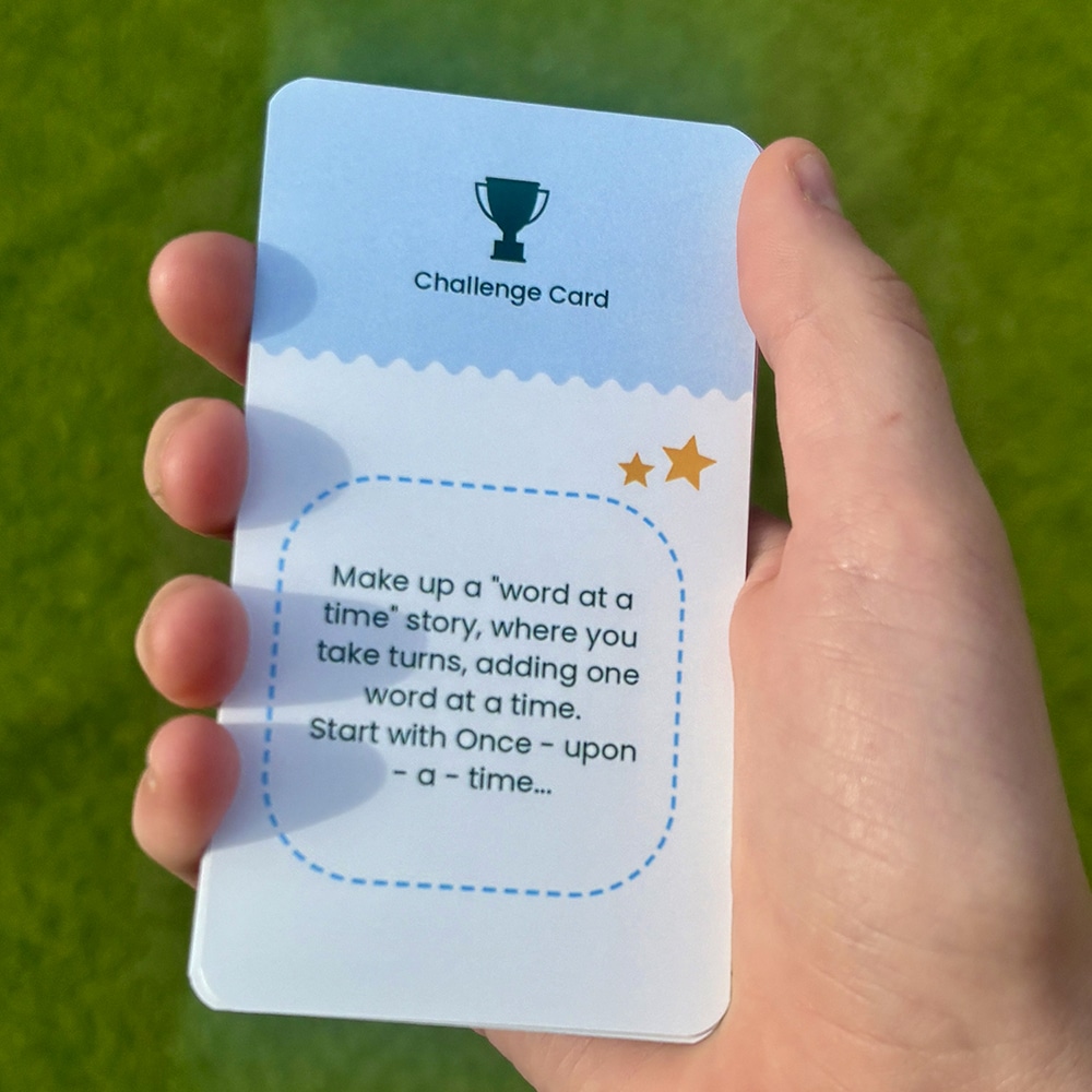 Talk N Walk Conversation Prompt Cards for families