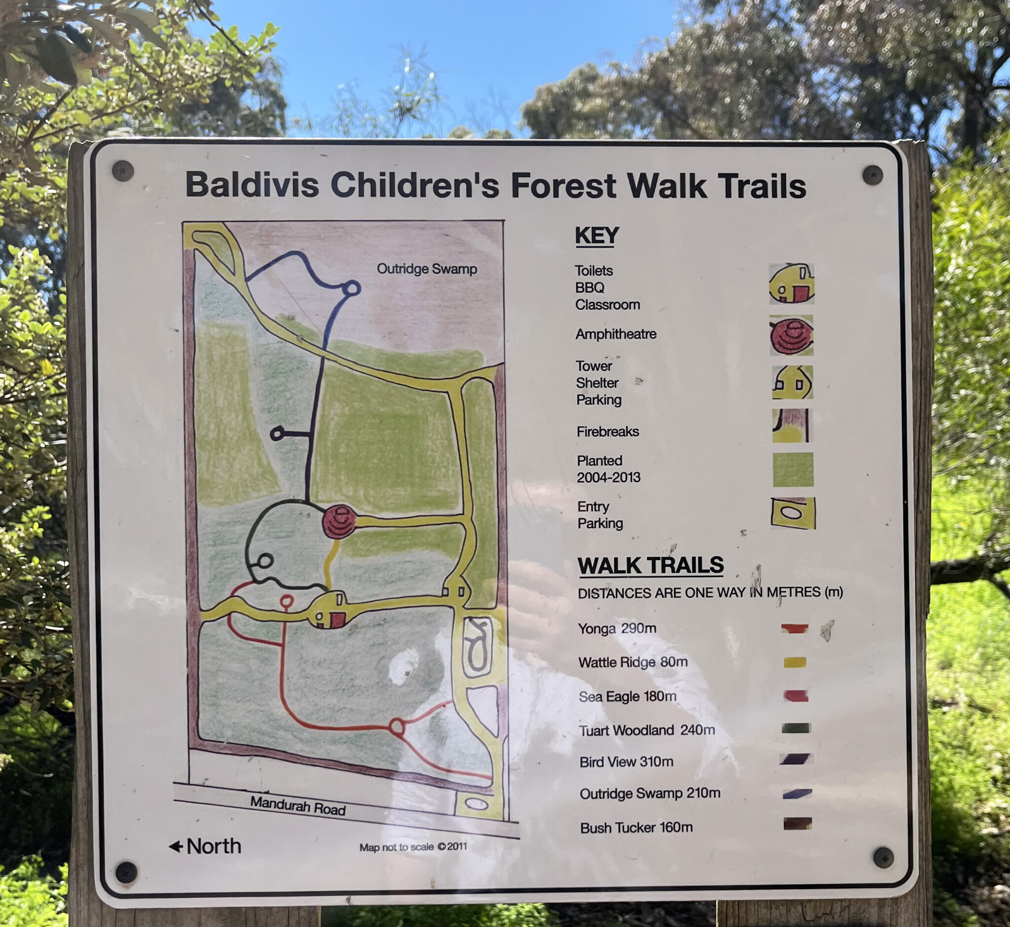 Baldivis Childrens Forest walk trails