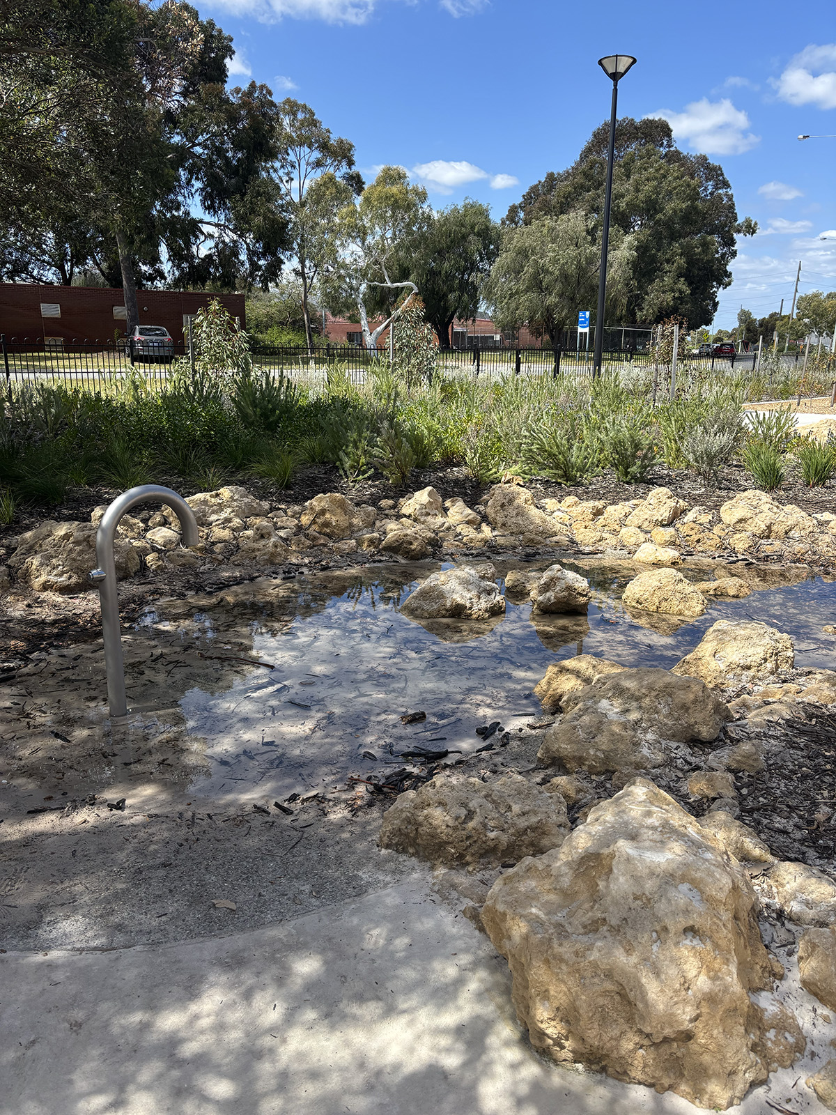 Ballajura Intergenerational Play Space water play