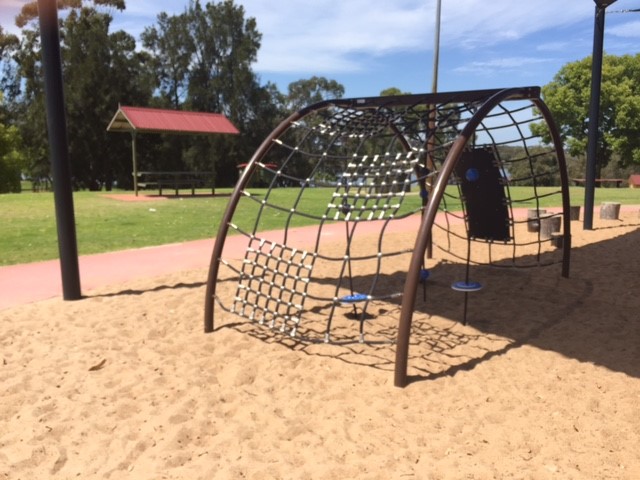 Bardon Park_climbing frame