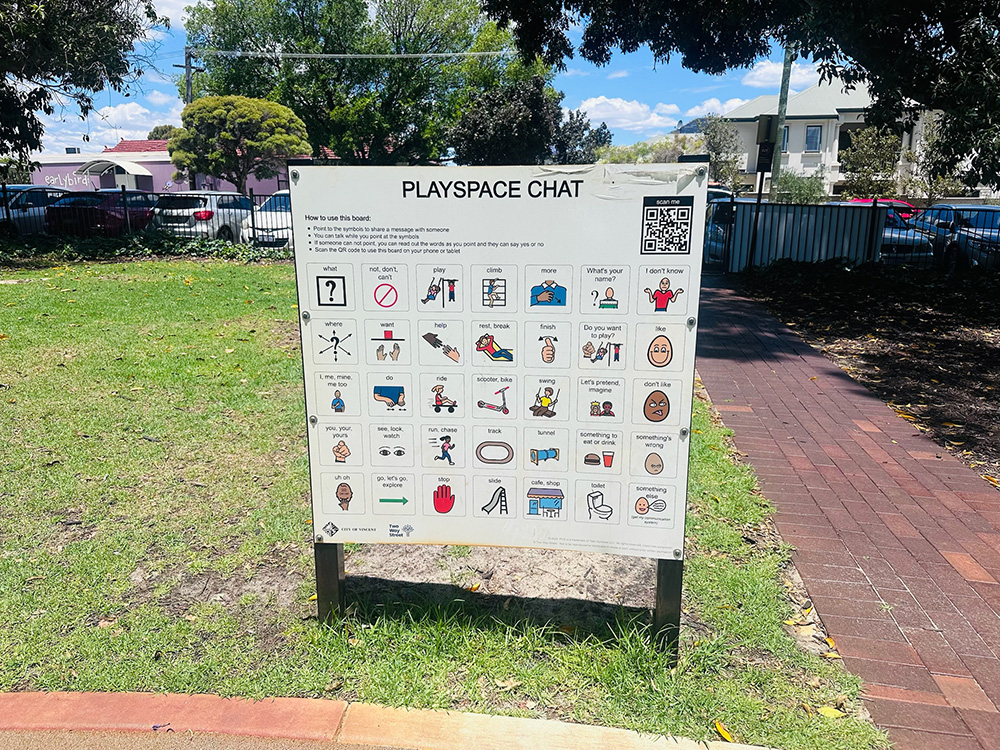Braithwaite Park communication board