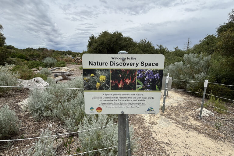 Cottesloe Nature Discovery Space signage