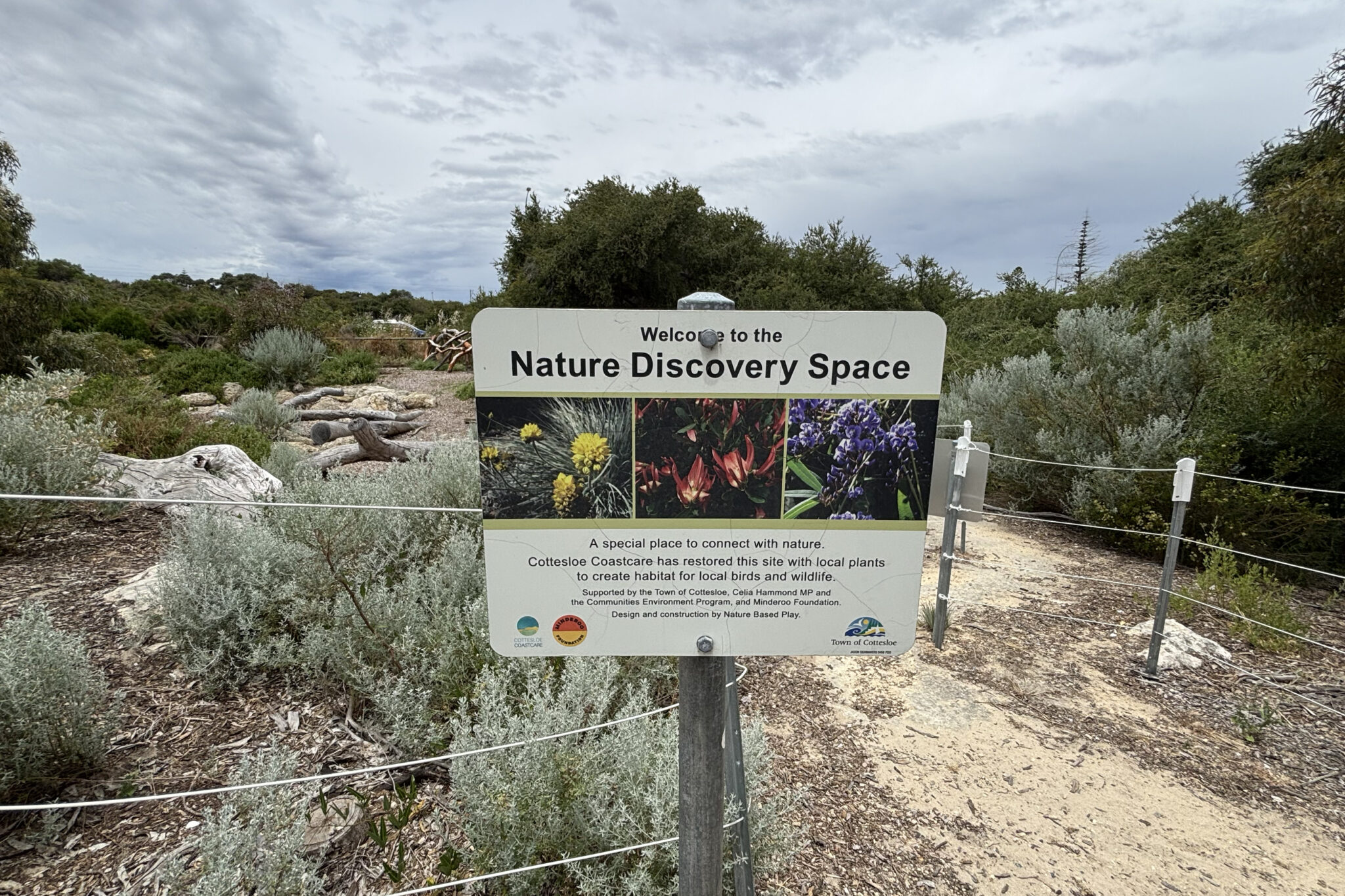Cottesloe Nature Discovery Space signage