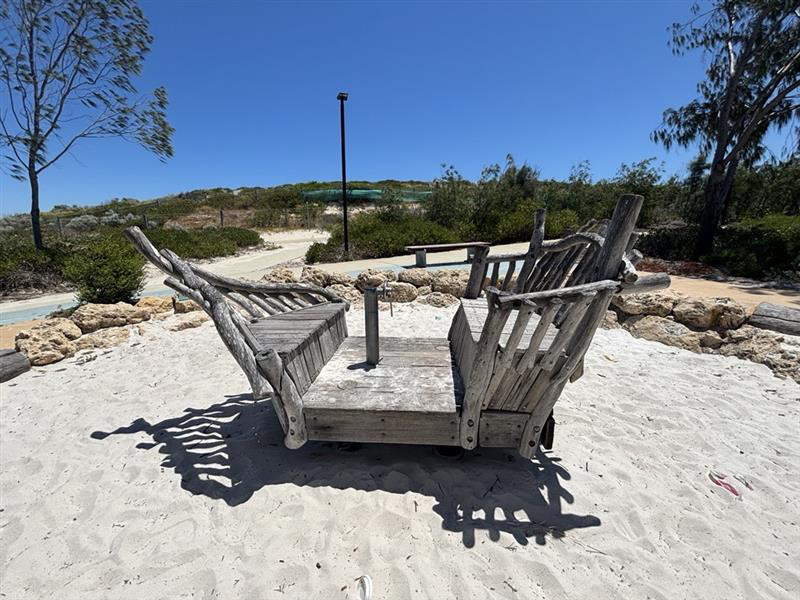 Drift wood boat_ Perth playground Alkimos
