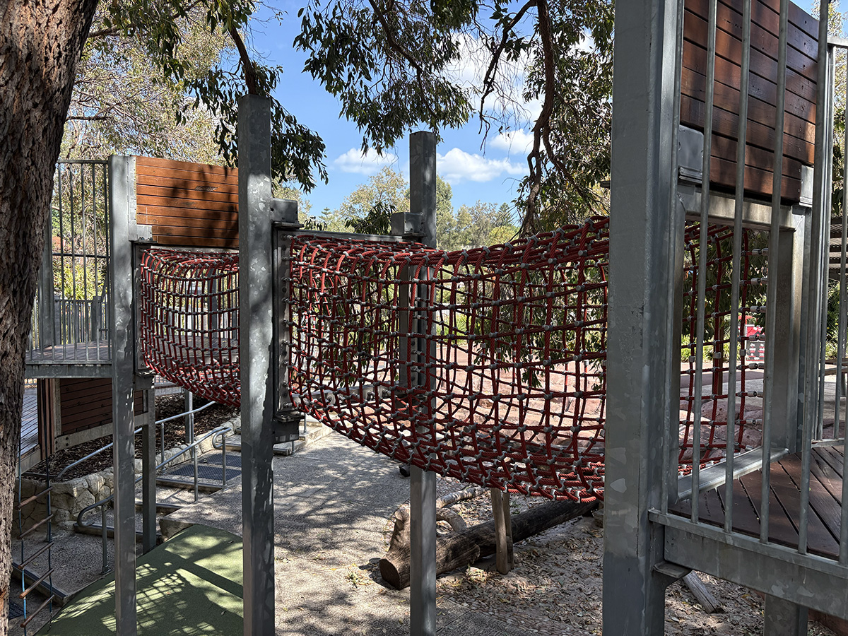 Kwinana Adventure Park high play equipment