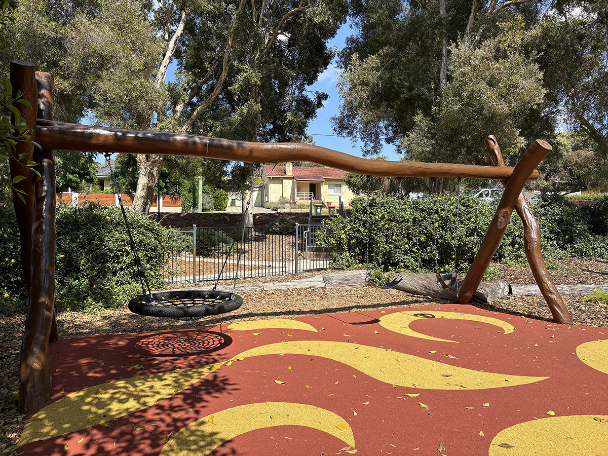 Kwinana Adventure Park swings