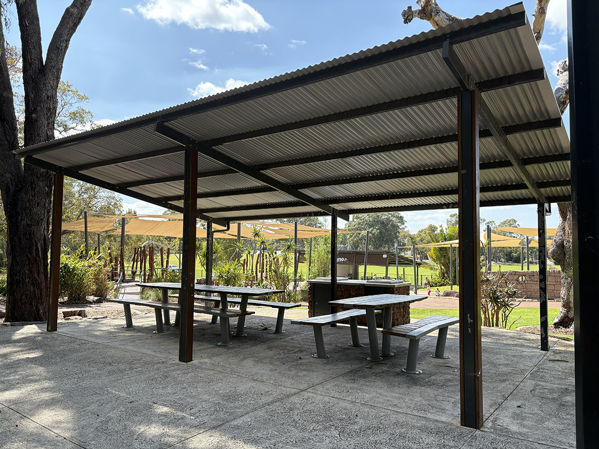 Kwinana Adventure Park seating