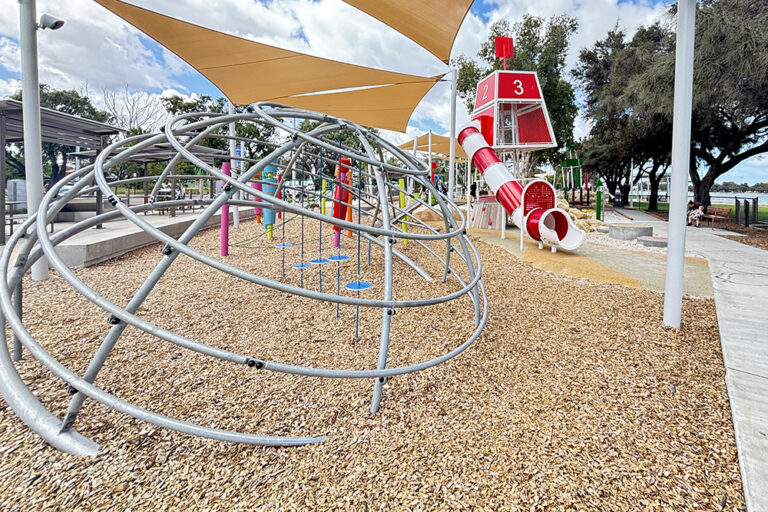Mandurah Eastern Foreshore nautical themed playground