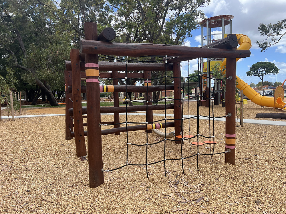 Maniana Park Playground climbing equipment