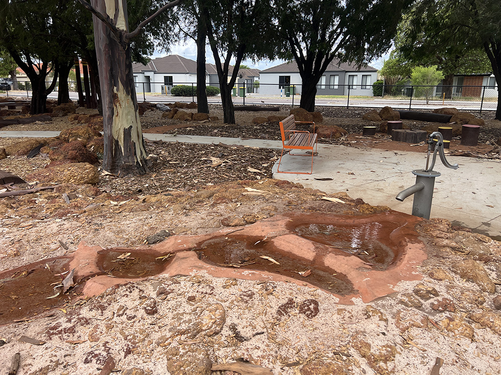 Maniana Park Playground water play