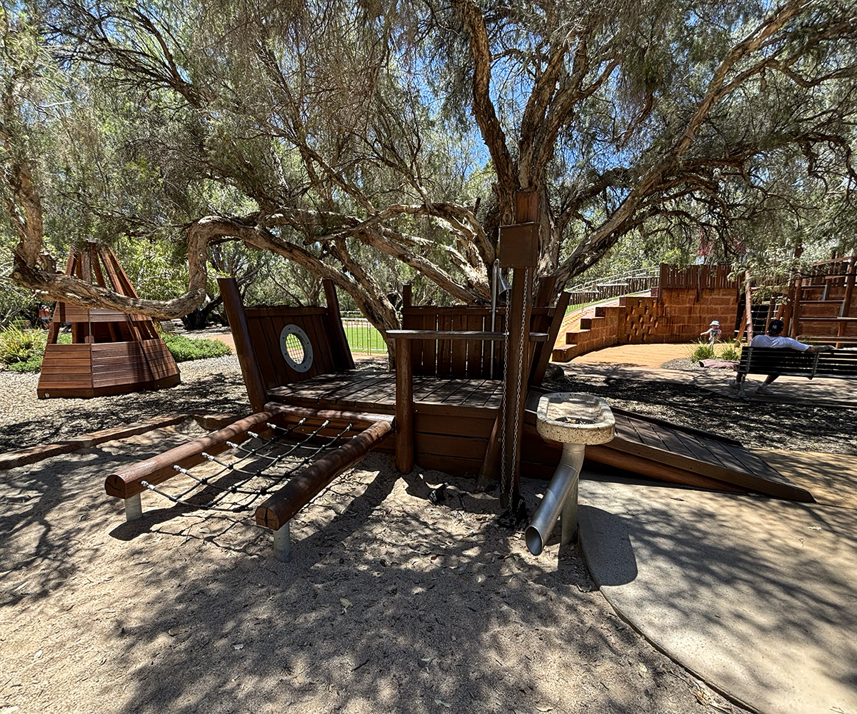 Pias Place Whiteman Park accessible playground equipment