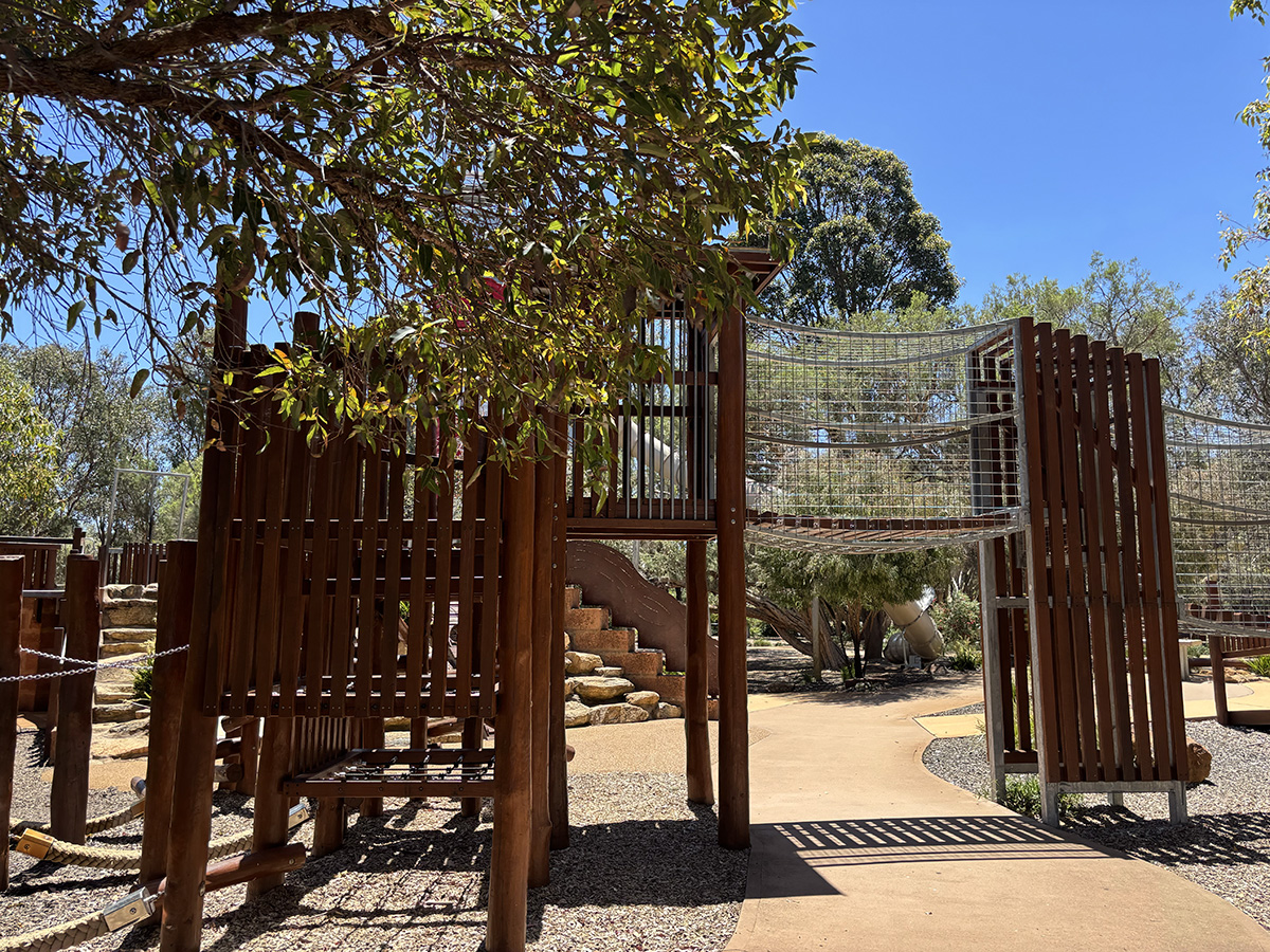 Pias Place Whiteman Park climbing playground equipment