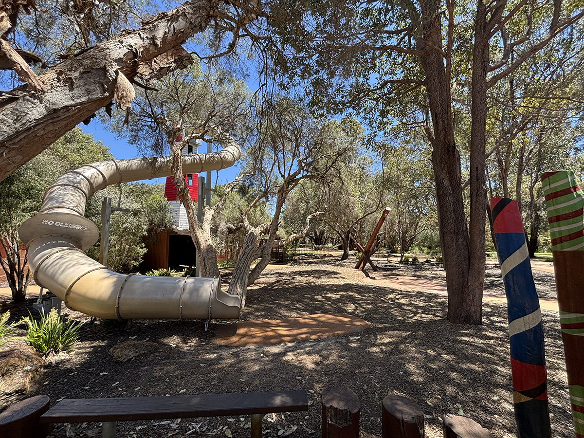 Pias Place Whiteman Park slide