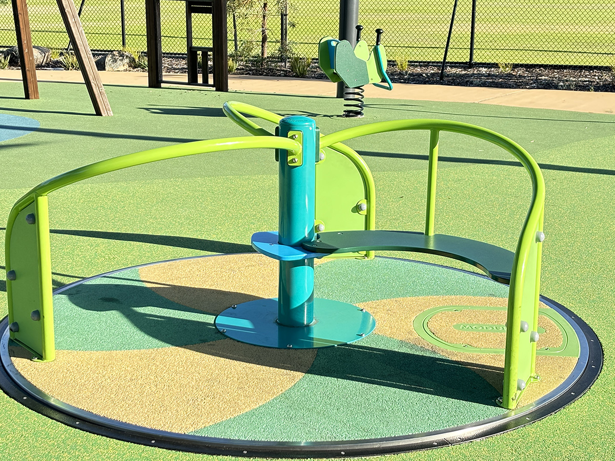 Sutherlands Park All Abilities Playground merrygoround