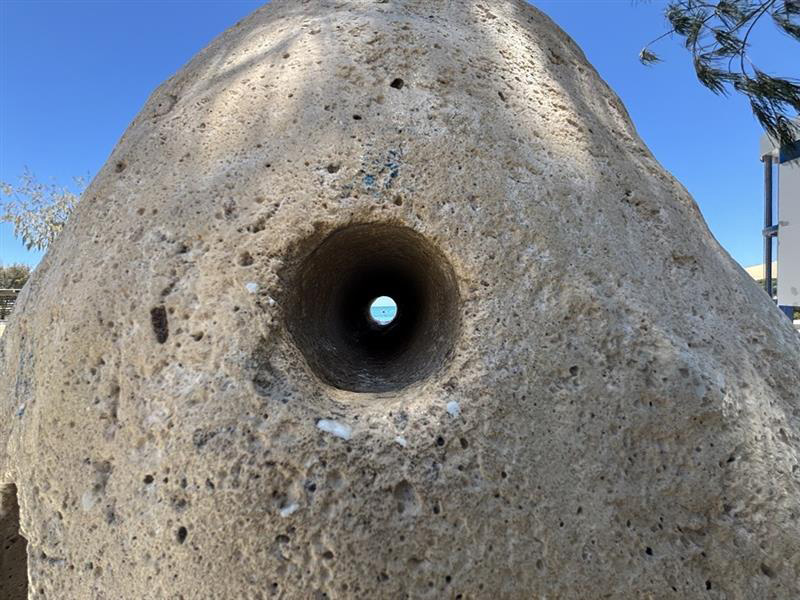 Viewing rock feature to spot SS Alkimos wreck