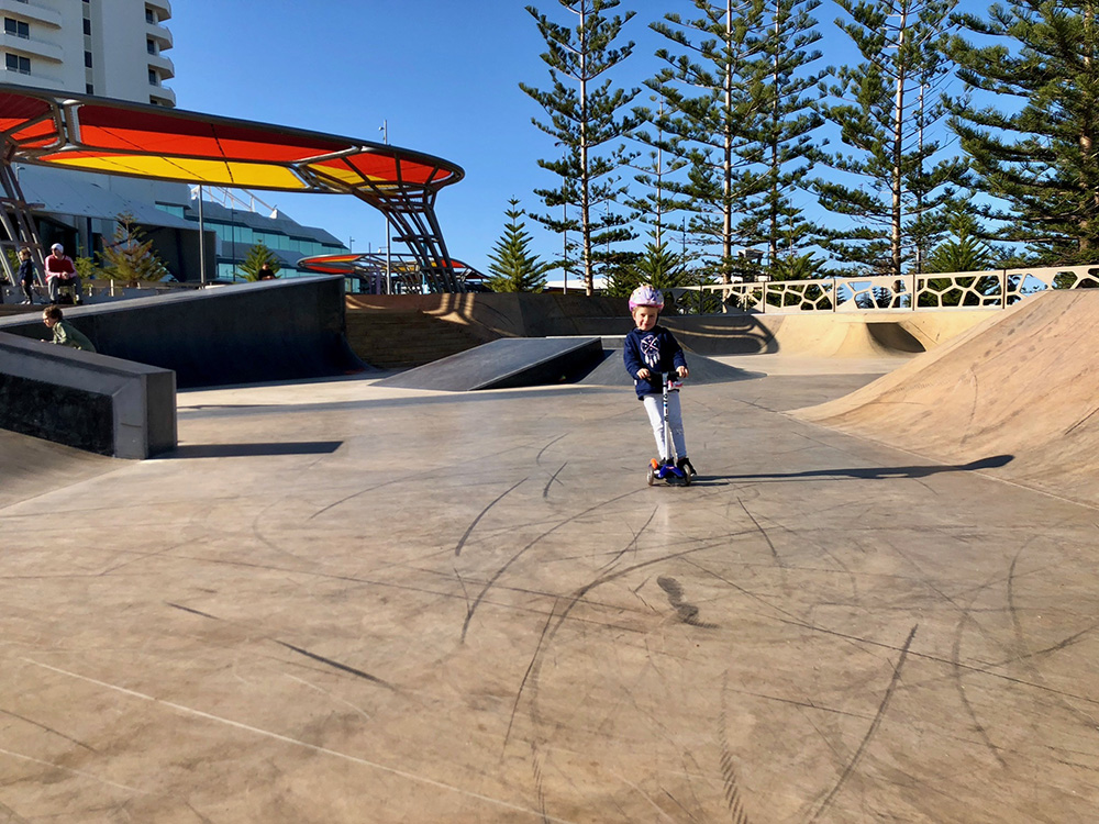 Whale Playground skate park Scarborough