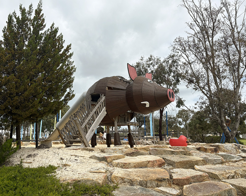 Adventurescape Playground pig slide