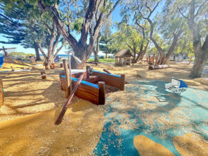 Churchill Park Play Space in Rockingham