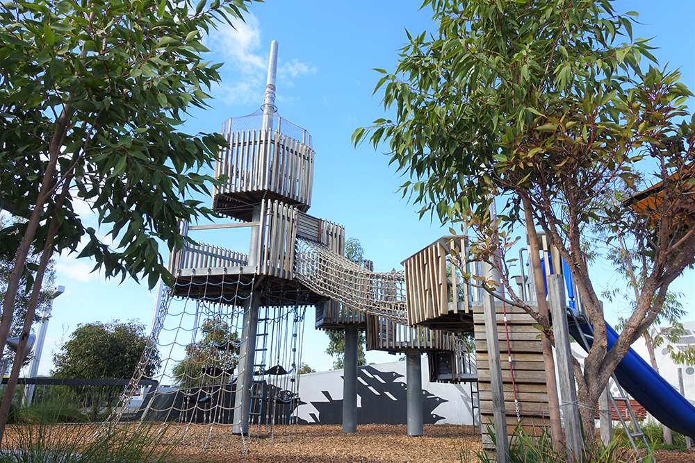 Island Playground Elizabeth Quay equipment