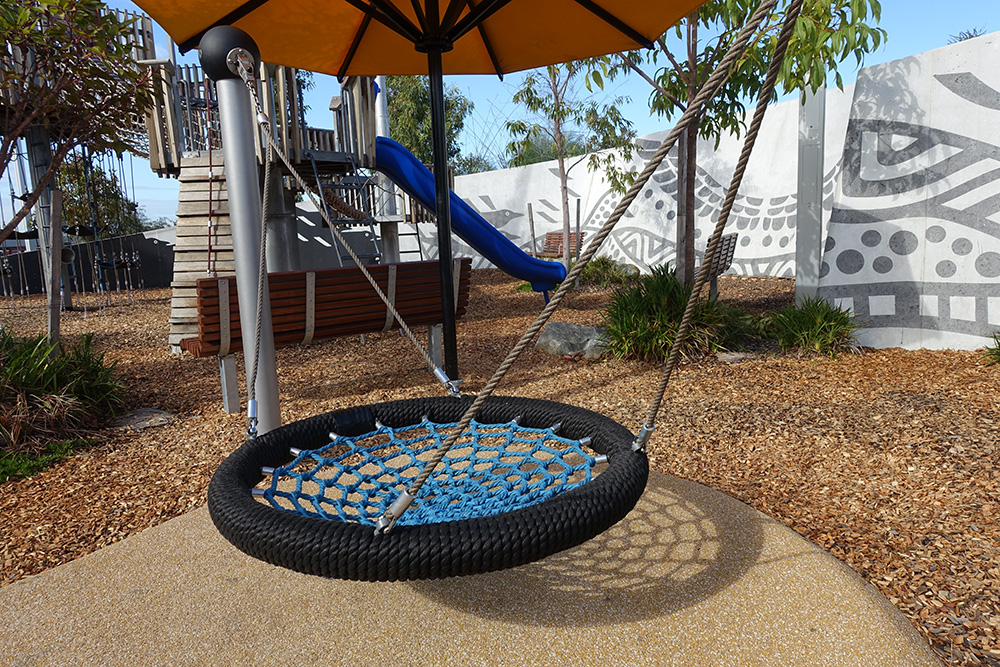 Island Playground Elizabeth Quay nest swing