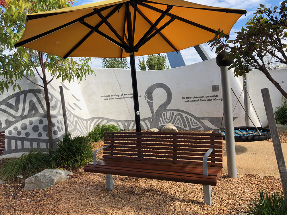 Island Playground Elizabeth Quay seating