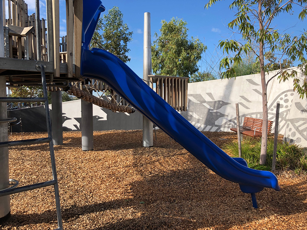 Island Playground Elizabeth Quay slide