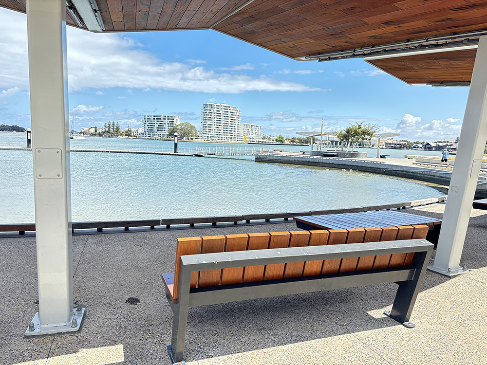 Kwillena Gabi Pool Eastern Foreshore seating