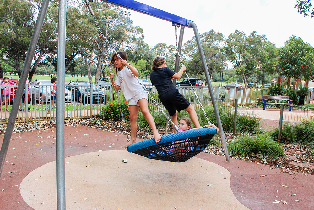Yokine Playground- nest swings