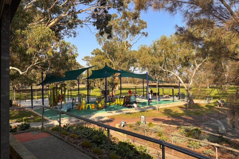 Garvey Park playground overview