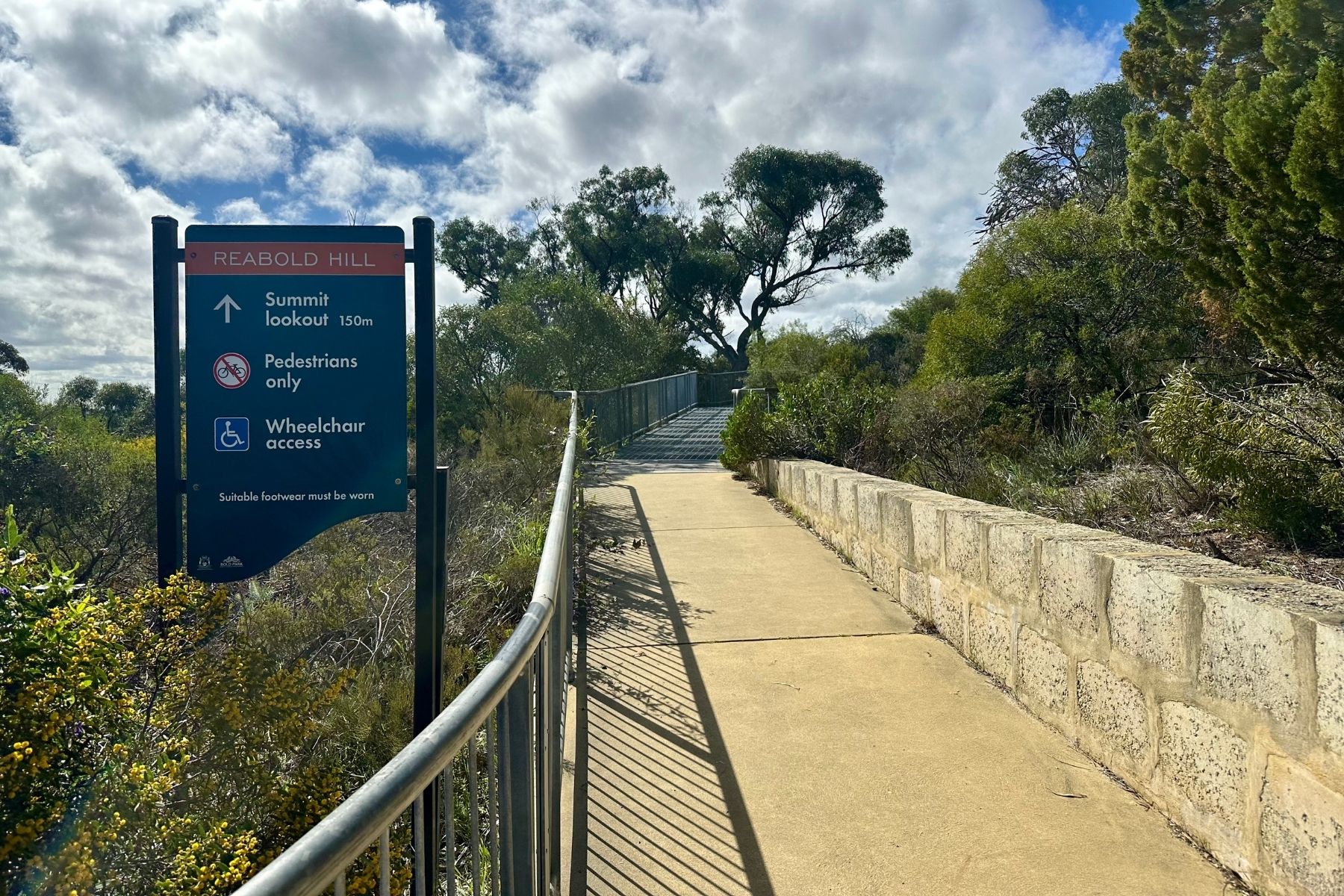 Accessible summit trail