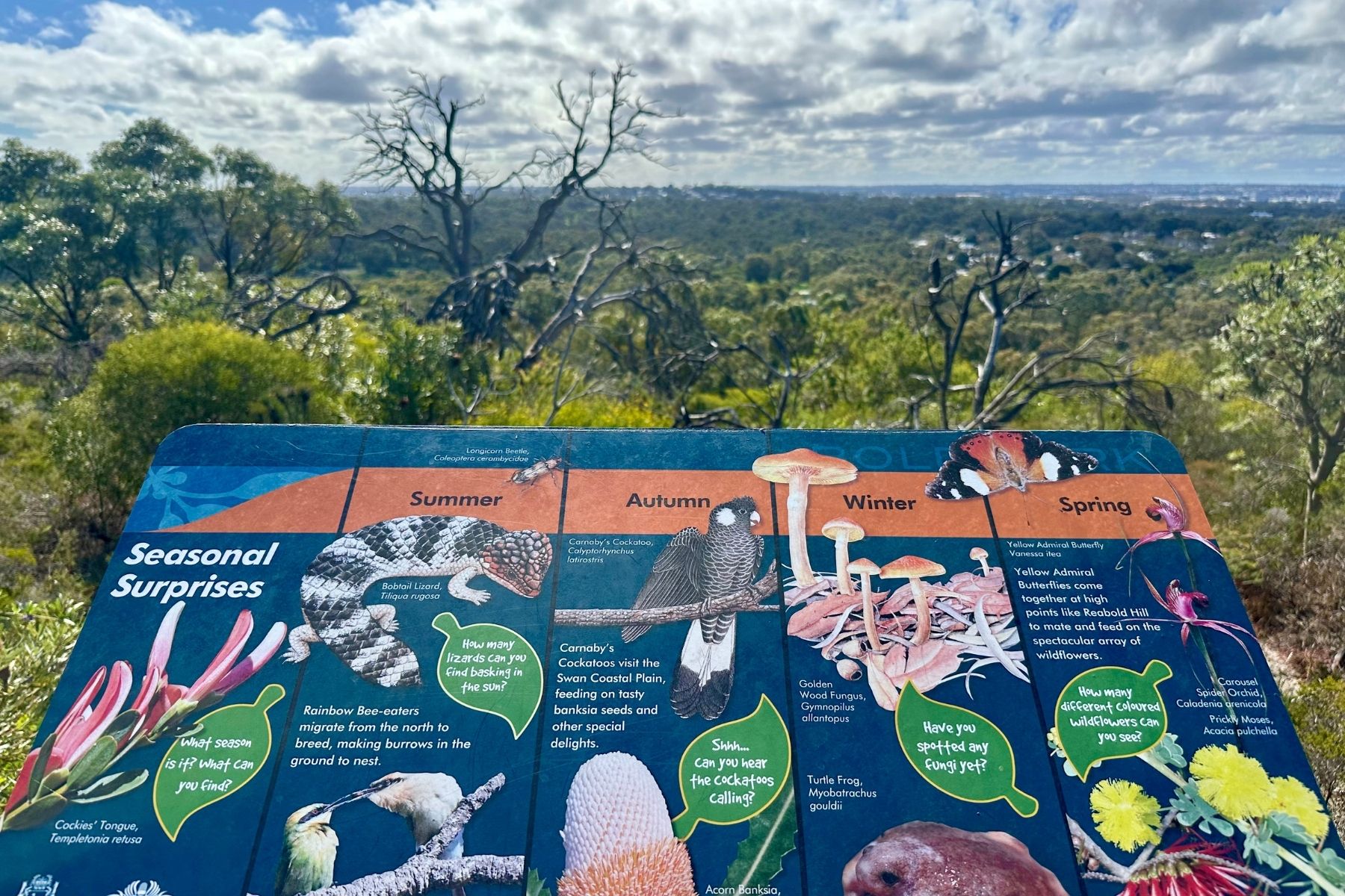 plants and wildlife signage
